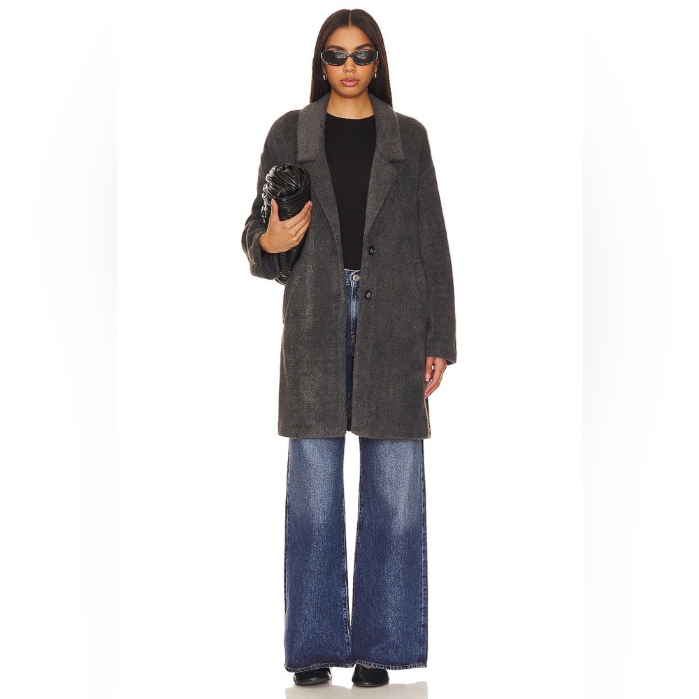 NWT Sanctuary Sweeney Coat in Mineral Oversized Single Button Size Medium